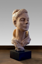 Original clay head by Susan Goetz Zwirn